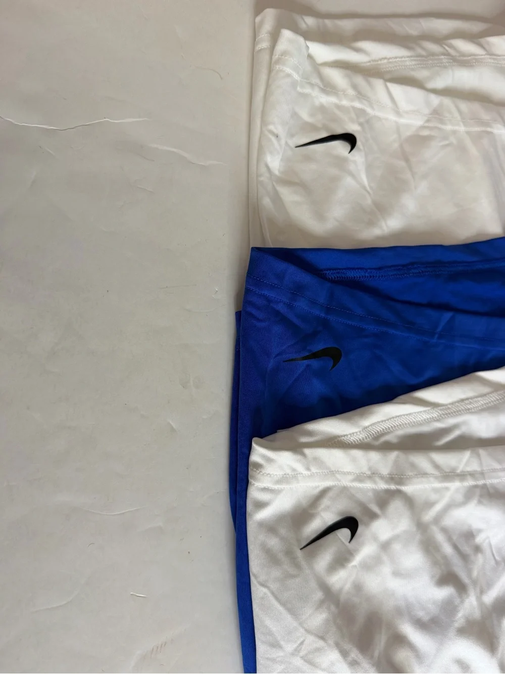 NWOT Lot 3 Nike Men's Stretch Boxer Briefs size 2XL  White & Blue